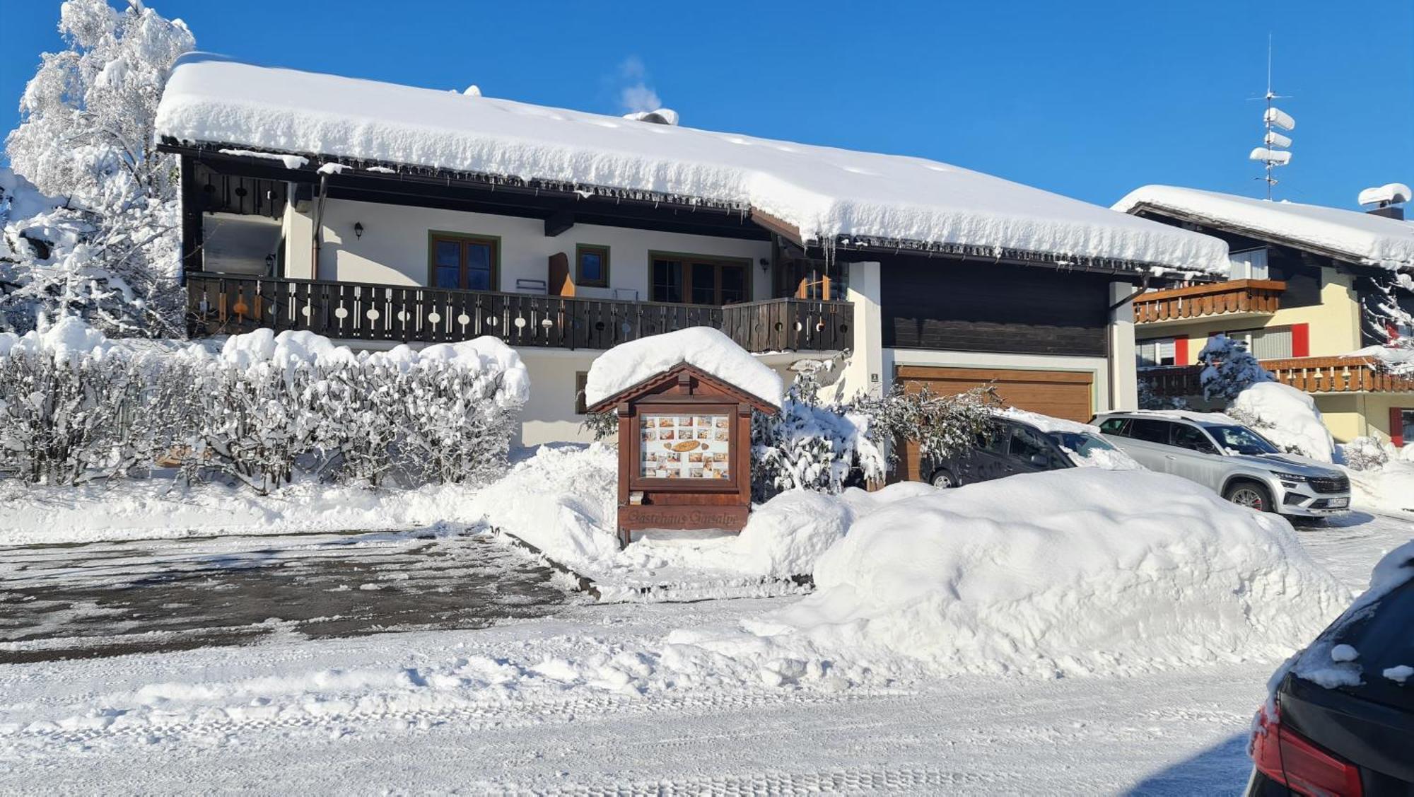 Gaestehaus Gaisalpe Fischen im Allgaeu Exterior foto